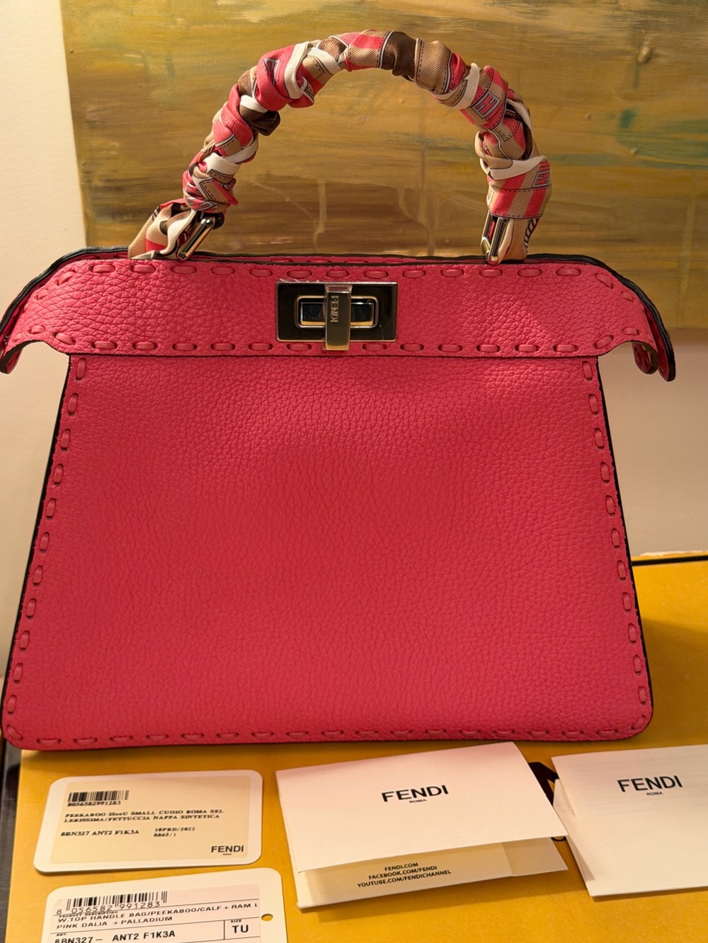 Fendi Peekaboo ISeeU sz small NWT full set Rare